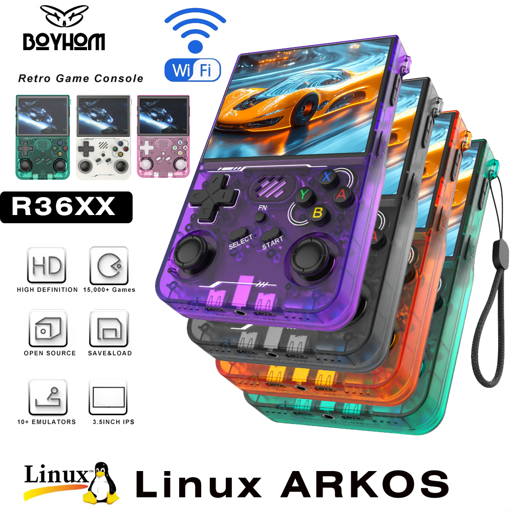 Retro Gaming Device Handheld - BOYHOM New R36XX Retro Handheld Console