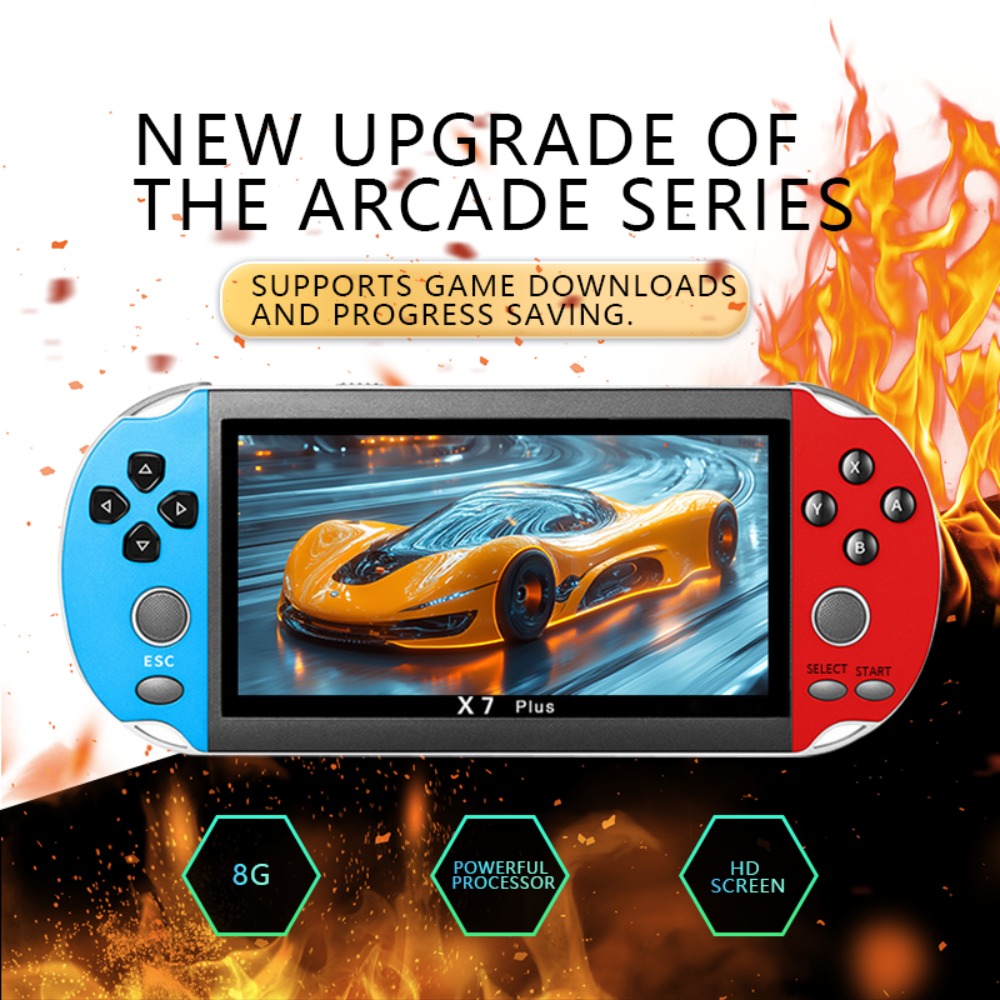Retro Gaming Mobile - X7 Plus Handheld Game Console 5.1