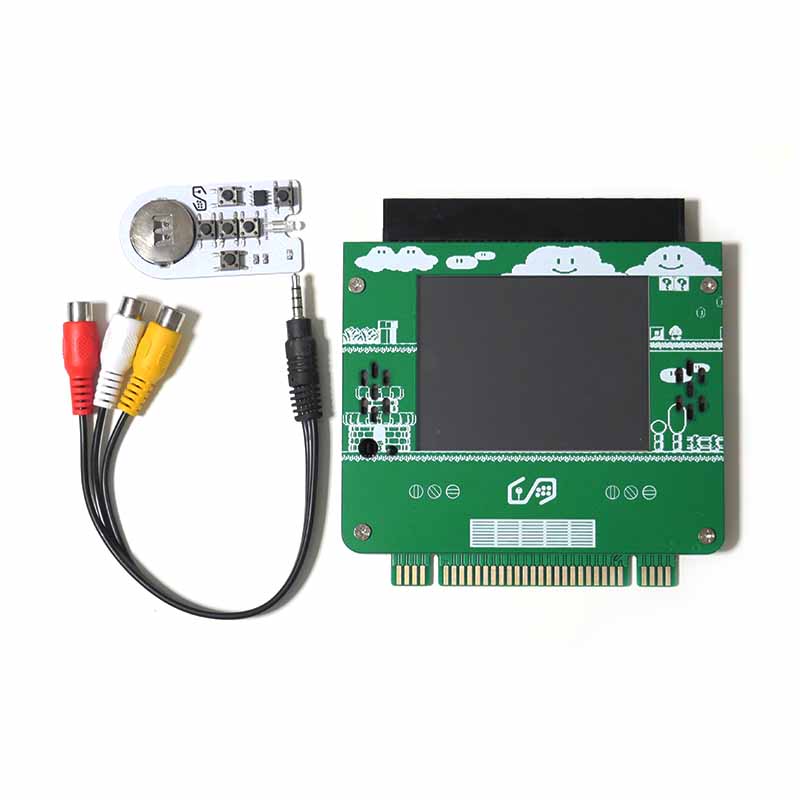 Retro Gaming Raspberry Pi - SFC/SNES Screen Game Card Mini Monitor