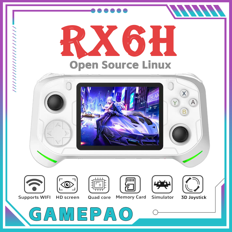 Open Source RX6H Retro Handhel – Retro Gaming Device Handheld Bewertung und Preis