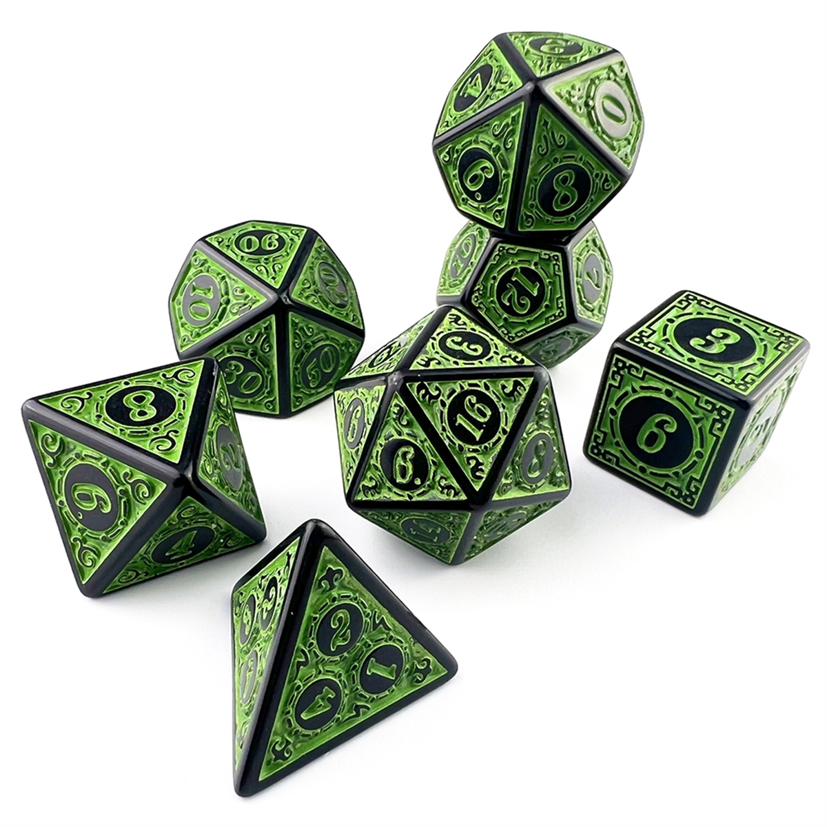 High Quality Plastic DND Dice  – Retro Gaming Font Bewertung und Preis