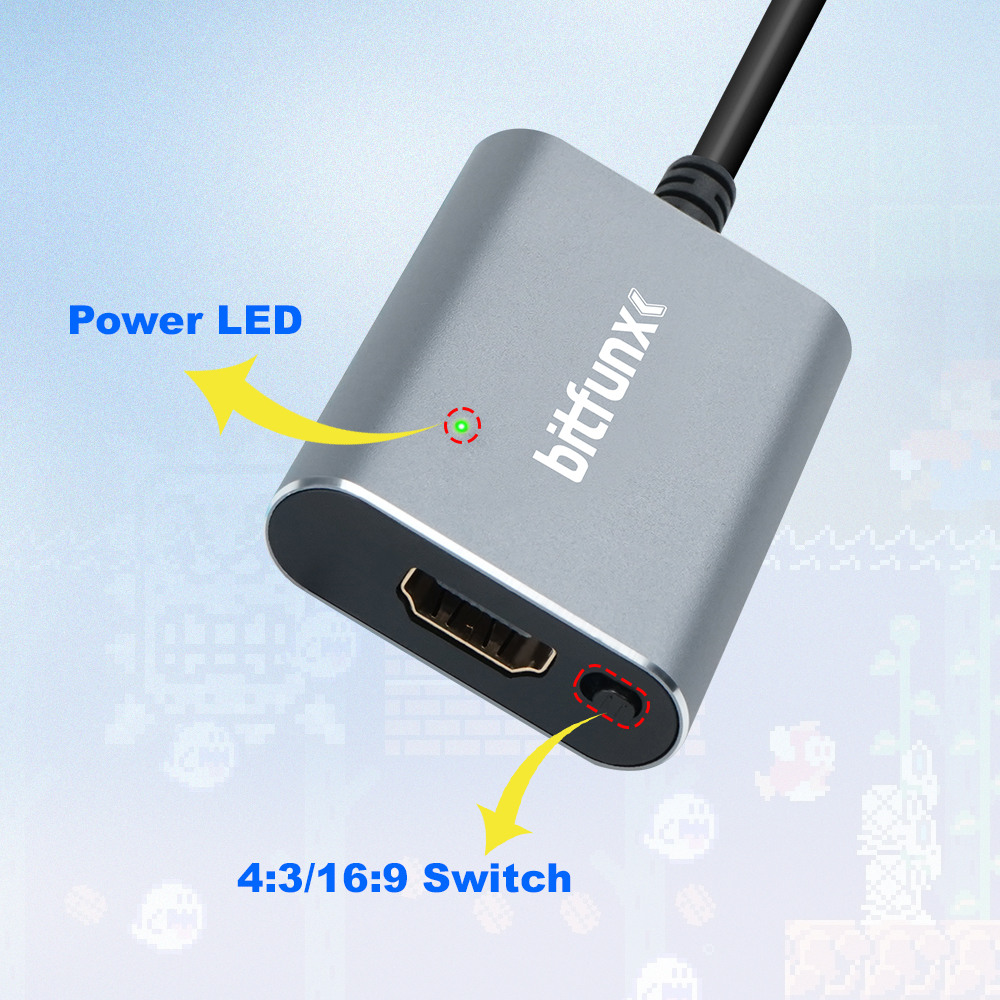 Bitfunx 720P Svideo / AV To HD – Retro Gaming Mobile Bewertung und Preis