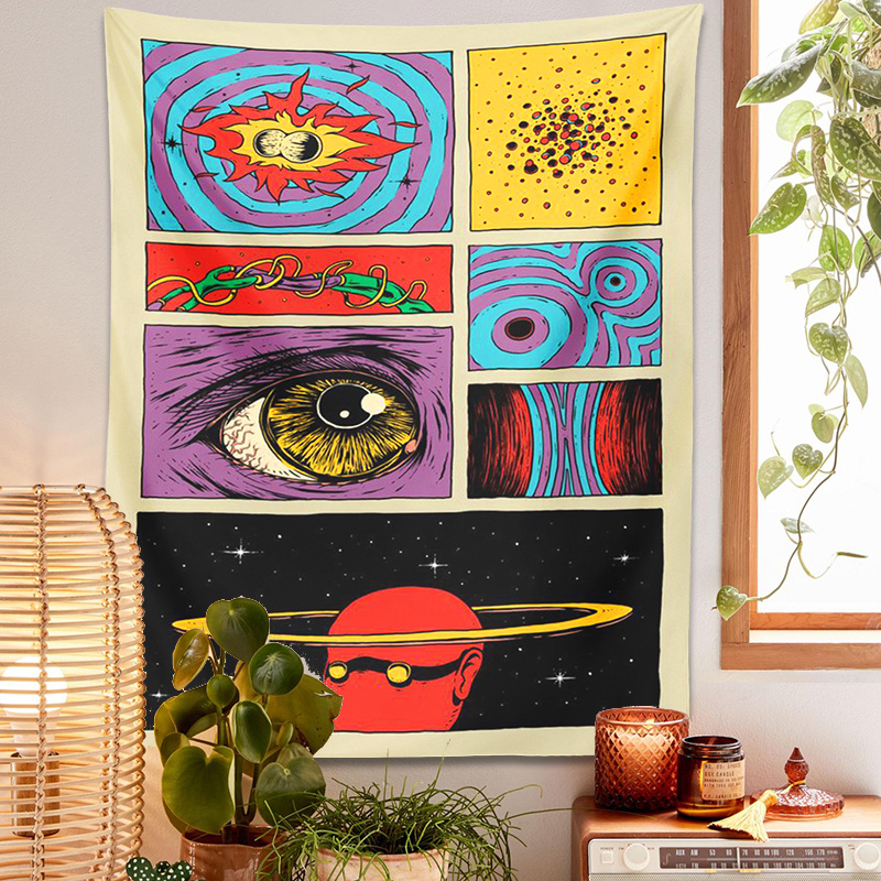 VIKAMA Psychedelic Collage Art – Retro Gaming Universe Bewertung und Preis