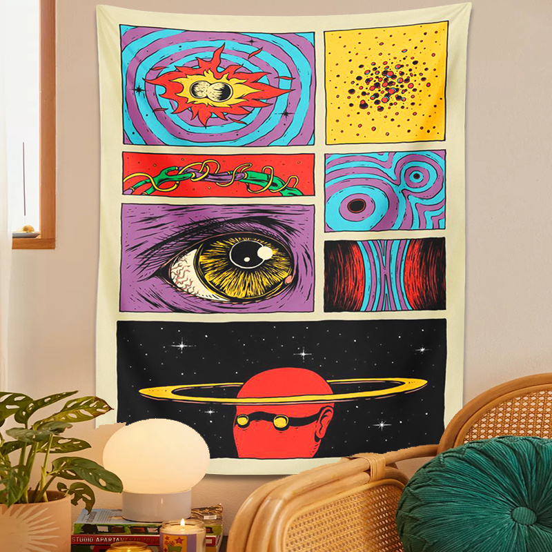 VIKAMA Psychedelic Collage Art – Retro Gaming Universe Bewertung und Preis
