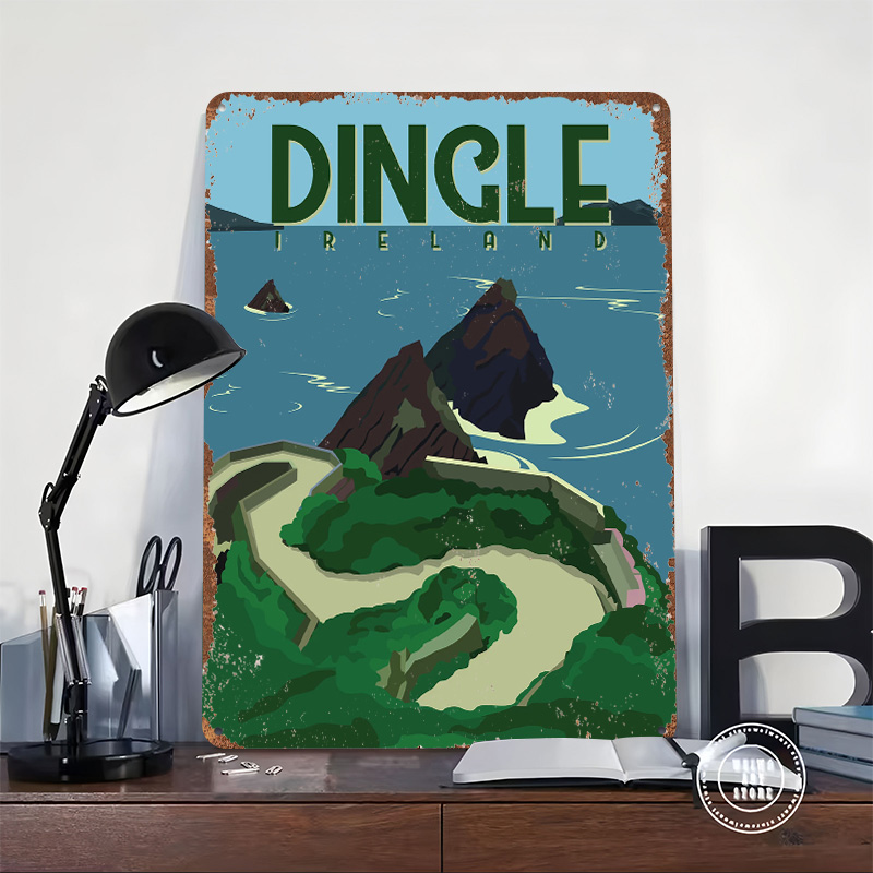 Dingle Ireland Travel Printed  – Retro Gaming Ireland Bewertung und Preis