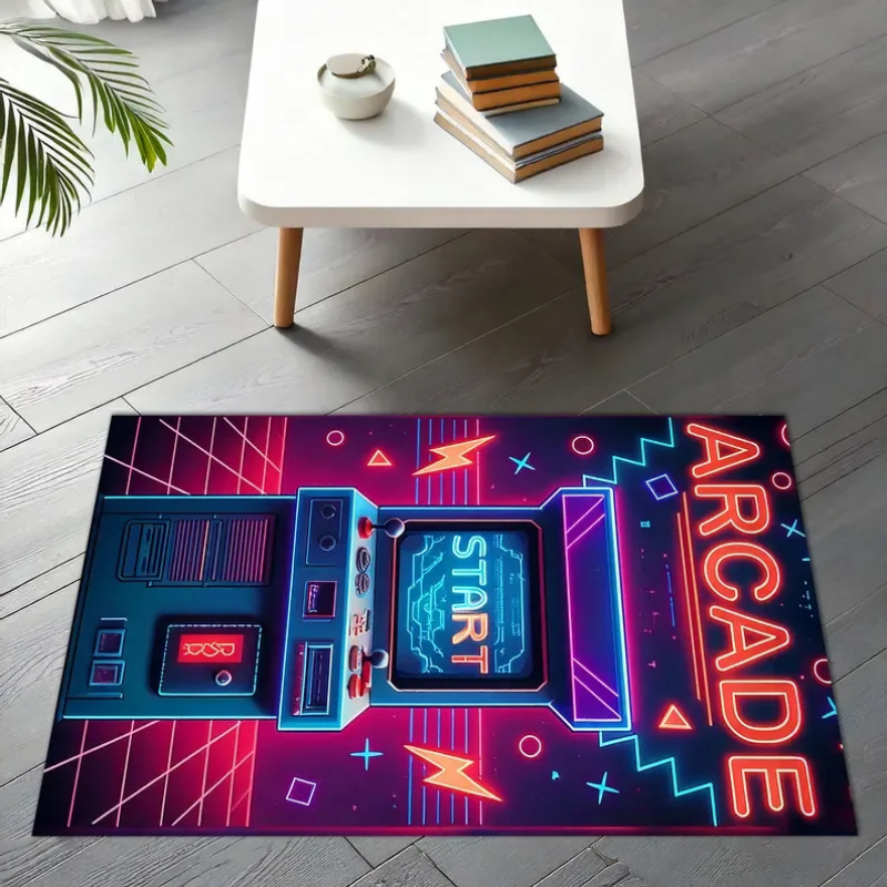 VIKAMA Retro Gamer Rug Arcade  – Retro Gaming Art Bewertung und Preis