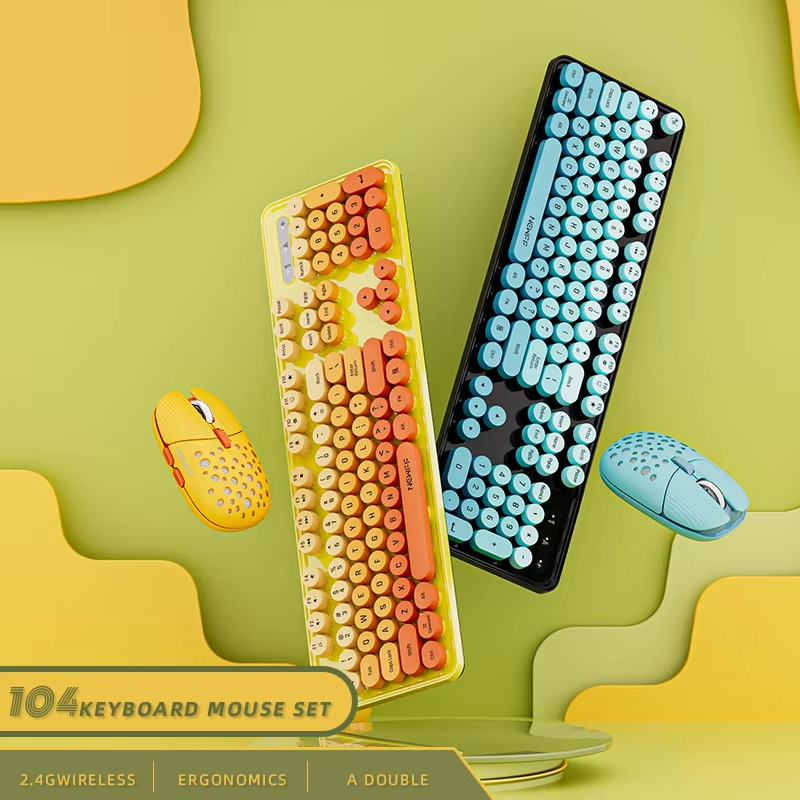 104 Keys 2.4G Wireless Gaming  – Retro Gaming Kc Bewertung und Preis