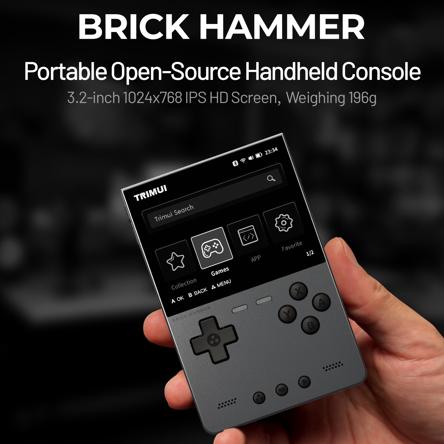 TRIMUI BRICK HAMMER Retro Hand – Retro Gaming Device Handheld Bewertung und Preis