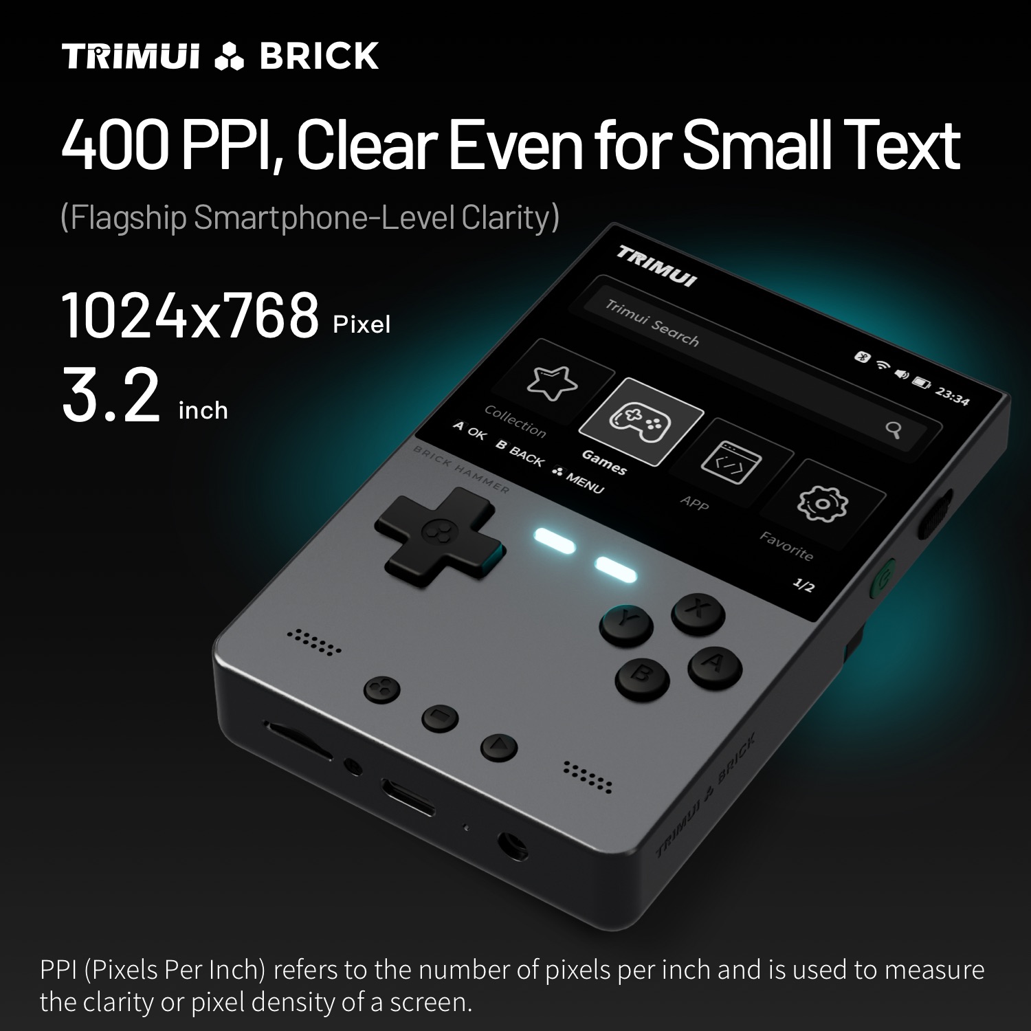 TRIMUI BRICK HAMMER Retro Hand – Retro Gaming Device Handheld Bewertung und Preis