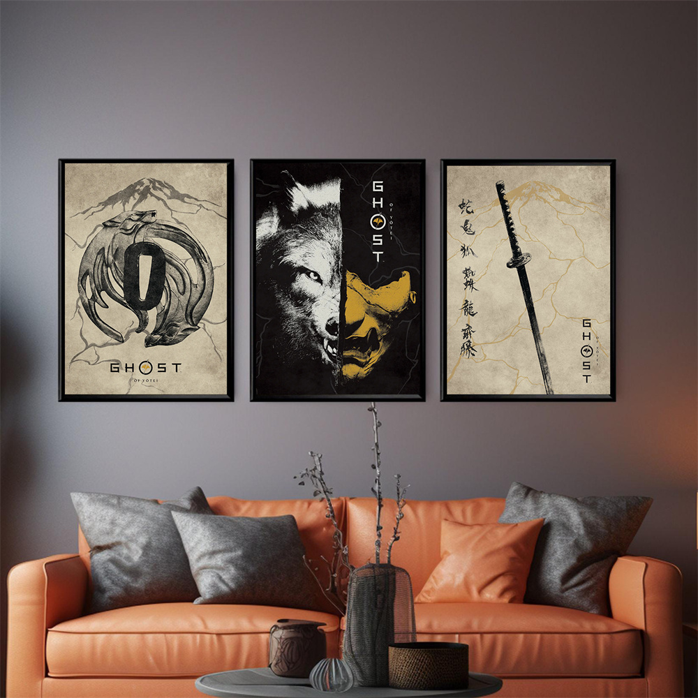 Ghost of Yotei Poster Game Ret – Retro Gaming Art Bewertung und Preis