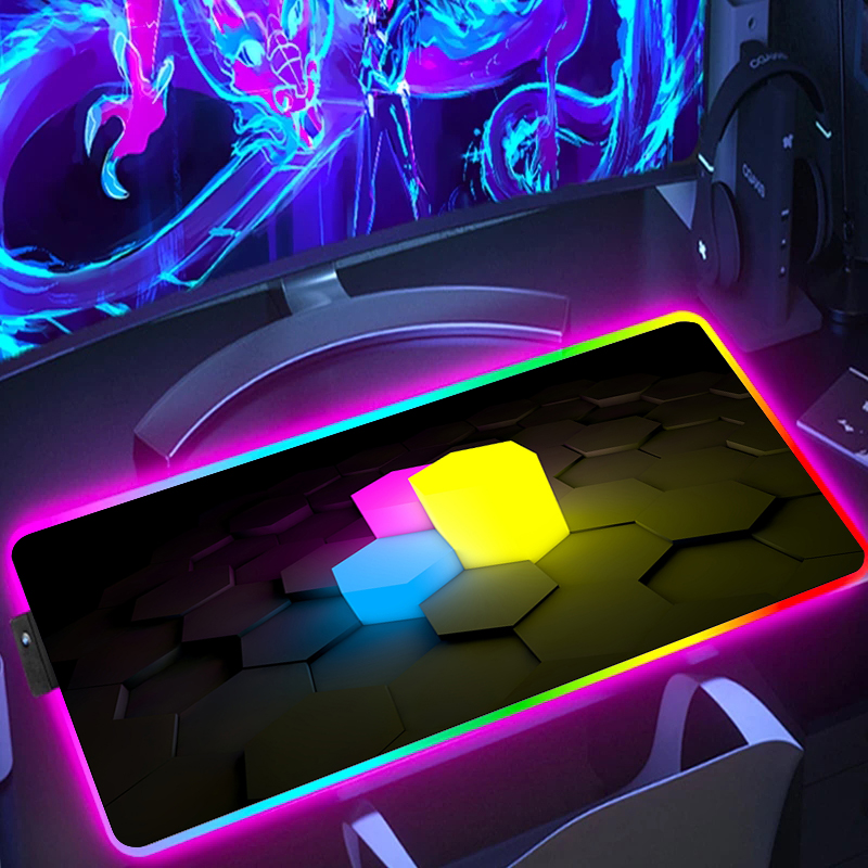 RGB Extended Hexagon Gaming Mo – Retro Gaming Art Bewertung und Preis