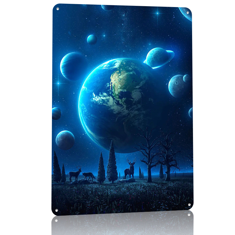 Blue Universe Lightly 3D Poste – Retro Gaming Universe Bewertung und Preis