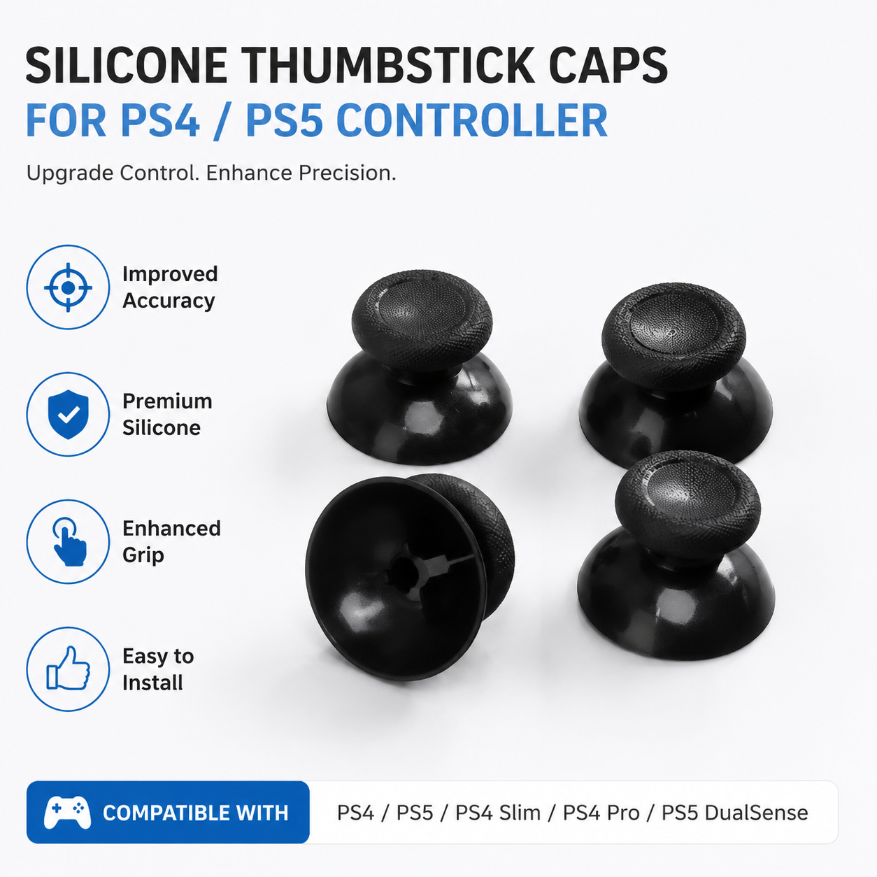 10Pcs Anti-slip Joystick Thumb – Retro Gaming Xbox 360 Bewertung und Preis