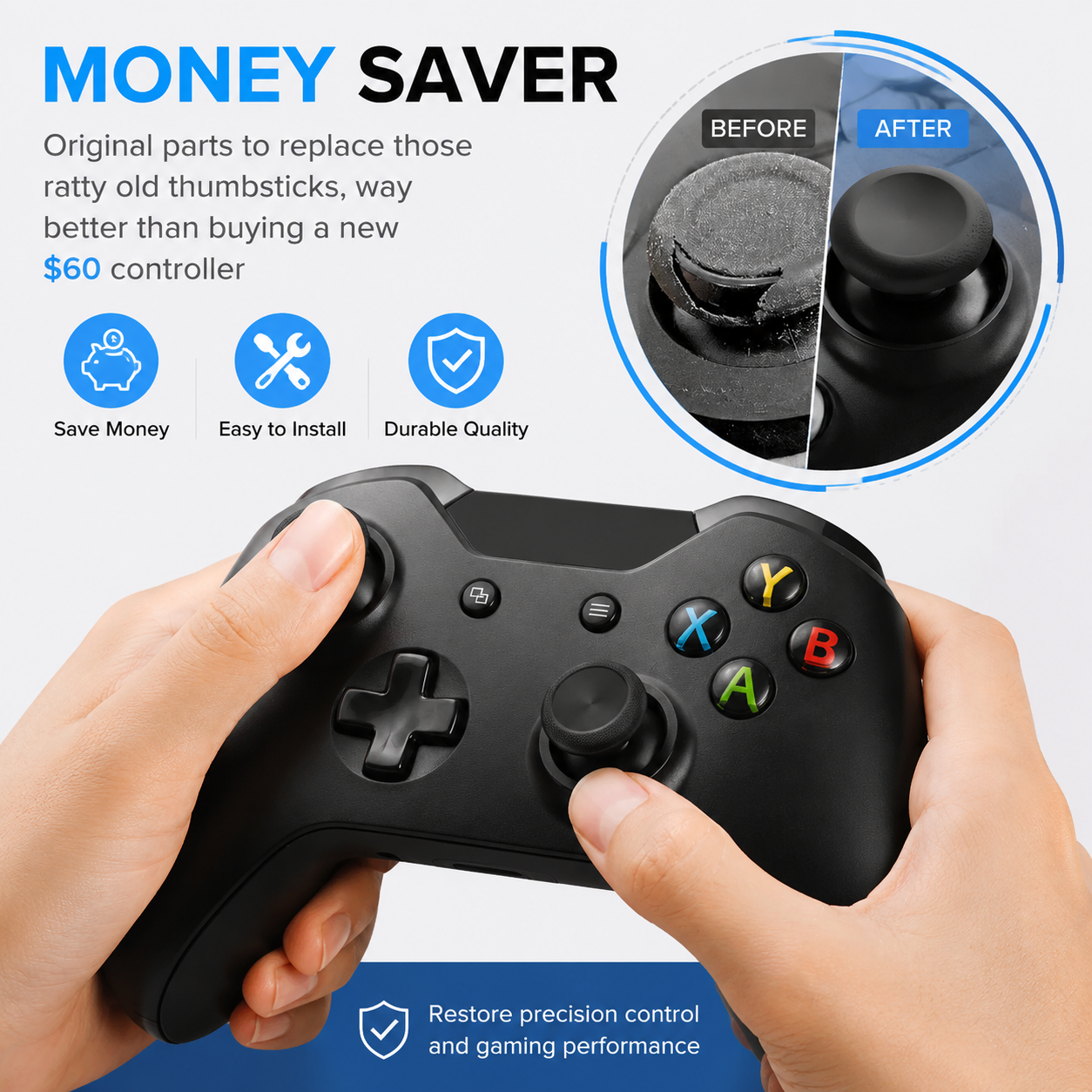 10Pcs Anti-slip Joystick Thumb – Retro Gaming Xbox 360 Bewertung und Preis